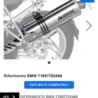 Scarico terminale akrapovic bmw r 1200 gs
