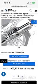 Scarico terminale akrapovic bmw r 1200 gs