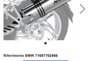 Scarico terminale akrapovic bmw r 1200 gs