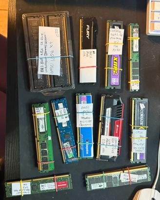 Varie ram DDR3 e DDR2