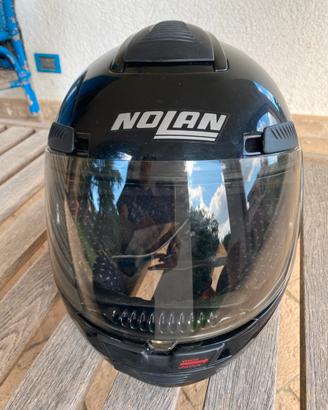 Casco nero moto Nolan