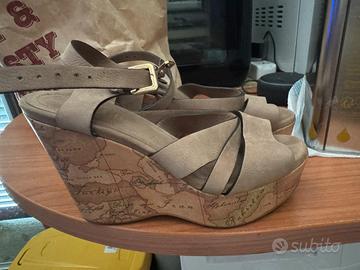 Sandali con zeppa alviero martini