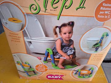 Riduttore water per bambini con scaletta