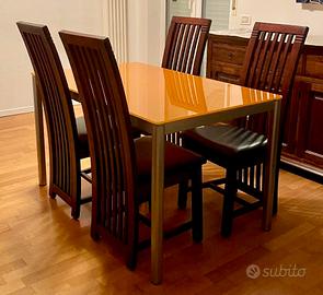 Tavolo in vetro Calligaris