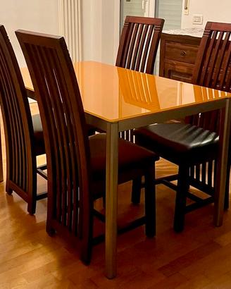 Tavolo in vetro Calligaris