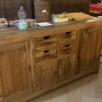 Credenza Maida legno massello Wolf  1,80 m