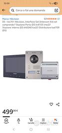 video citofono hikvision kis 701 con 2 monitor