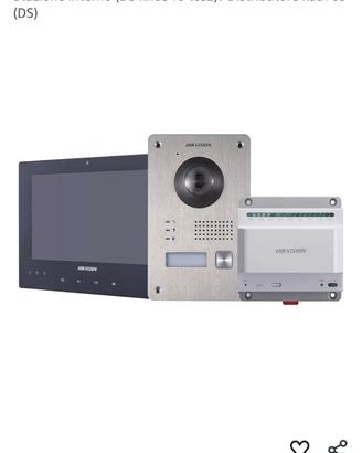 video citofono hikvision kis 701 con 2 monitor