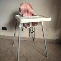 Seggiolone Ikea Antilop con vassoio e imbottitura