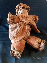 Bambola vintage Franco Zarri arlecchino decorativa