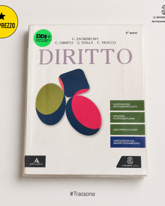 Diritto 4° anno – Zagrebelsky 9788800358347