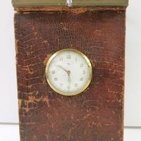 Rara agenda da tavolo con orologio IMHOF anni 30