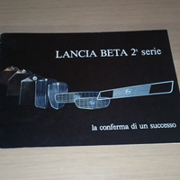 Lancia Beta berlina depliant brochure