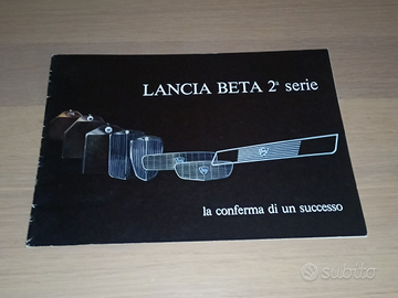 Lancia Beta berlina depliant brochure