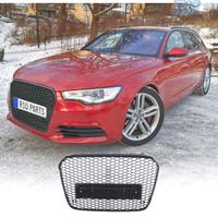 GRIGLIA AUDI A6 C7 4G 10-14 PDC LOOK RS NERO LUCID