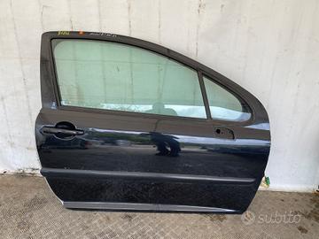 Porta Portiera Peugeot 207 3P Anteriore Destra NER