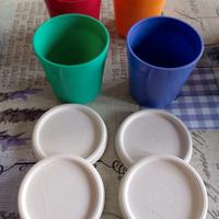 Bicchieri plastica Tupperware