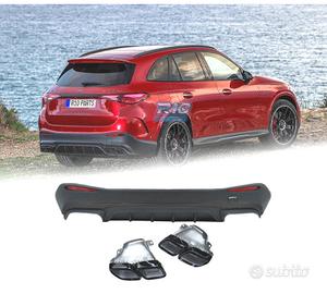 DIFFUSORE MERCEDES GLC X254 23- LOOK AMG GLC63 NER
