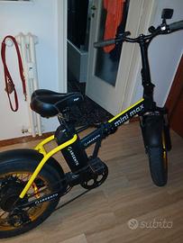 Fat Bike Mini Max Argento Pieghevole