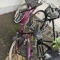 Bici da sonna ruota 24 con cestino e specchietto