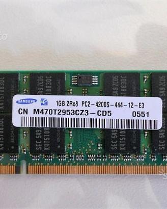 Ram 1GB PC2-4200 (533Mhz) 200 pin DDR2 SODIMM