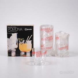 Set  6 bicchieri Pomona design Ambrogio Pozzi '70