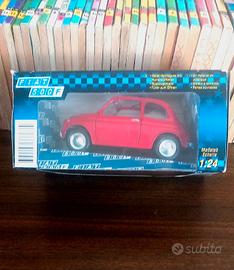 Modellino auto Fiat 500 F scala 1:24 in metallo