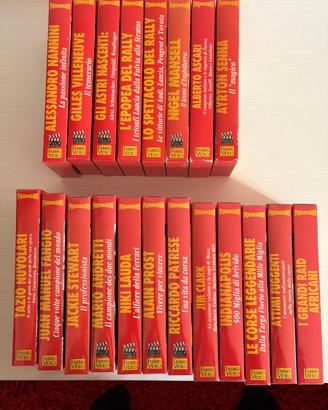 Lotto 20 VHS Fuorigiri Fabbri Video - F1/Rally