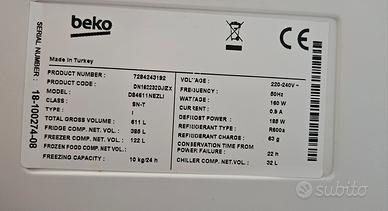 Elementi frigorifero Beko DN162232DJiZX