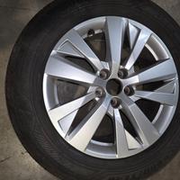 cerchi lega 17 peugeot 3008 con gomme 