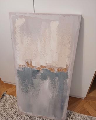 Quadro materico su tela