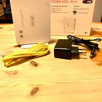 Modem router Wi-Fi adsl della Tim con scatola