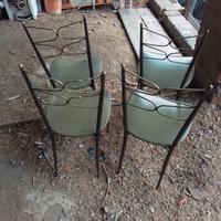 sedie in ferro battuto 