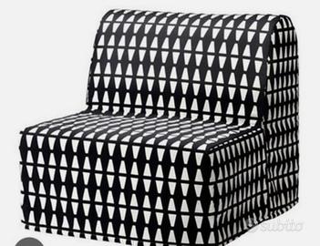 Fodera poltrona Lyksele ikea optical bianco nero
