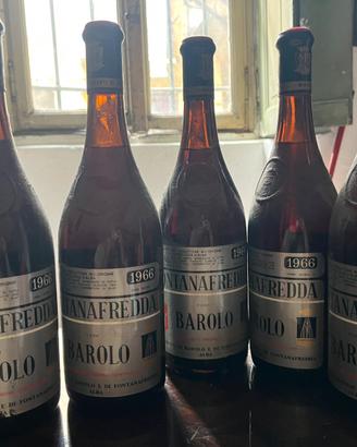 Barolo DOC Fontanafredda 1966 10 bottiglie vintage