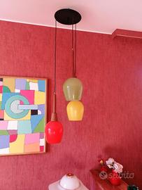 Lampadario Vintage Design Mid-Century Anni '60/'70