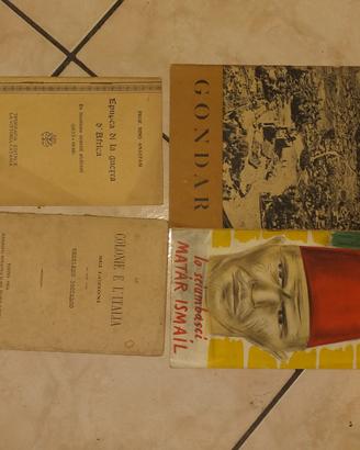 Libri guerra colonie italiane Africa
