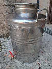 contenitore olio 50 litri con rubinetto