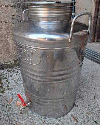 contenitore olio 50 litri con rubinetto