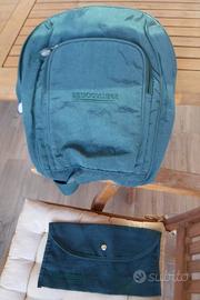 Zaino e borsa viaggio set verde