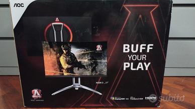 AOC Agon Monitor 27'' QHD 144hz FreeSync HDR 