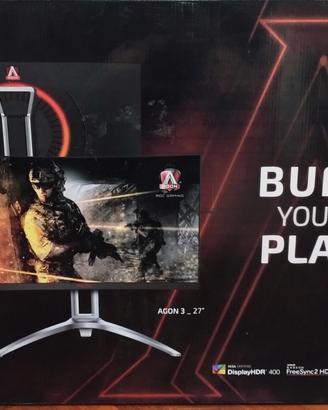 AOC Agon Monitor 27'' QHD 144hz FreeSync HDR 