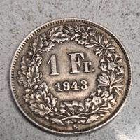 moneta 1 Fr. 1943 Svizzera 