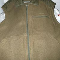 giubbotto senza maniche uomo verde oliva