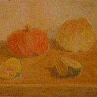 Quadro 'Zucche' di Fulvio Comi