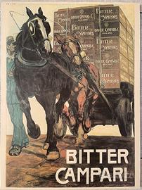 Pubblicità Campari - Dudovich su legno