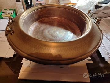 n. 2 CACHE POT IN OTTONE