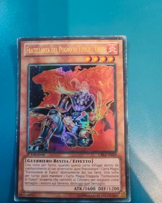 YuGiOh FratellanzaDelPugnoDiFuoco-Orso  CBLZ-IT024