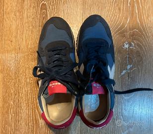 Scarpa Diadora Heritage donna blu e fucsia