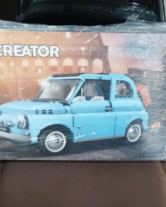 Lego 77942 Fiat 500 Blu Edizione limitata.